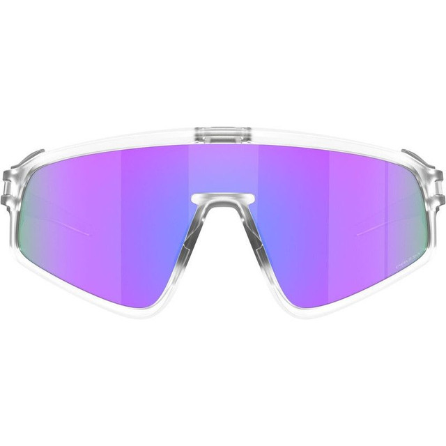 Oakley Latch Panel - Matte Clear/Prizm Violet Mirror Lenses