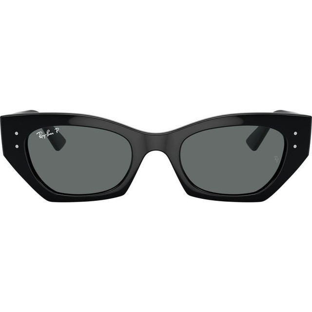 Ray-Ban Zena RB4430 - Black/Dark Grey Polarised Lenses 52 Eye Size