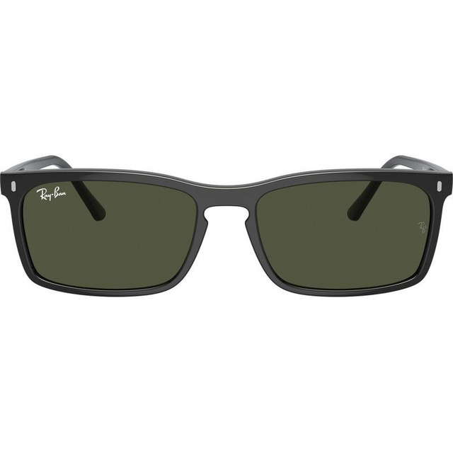 RB4435 - Black/Green Glass Lenses 56 Eye Size