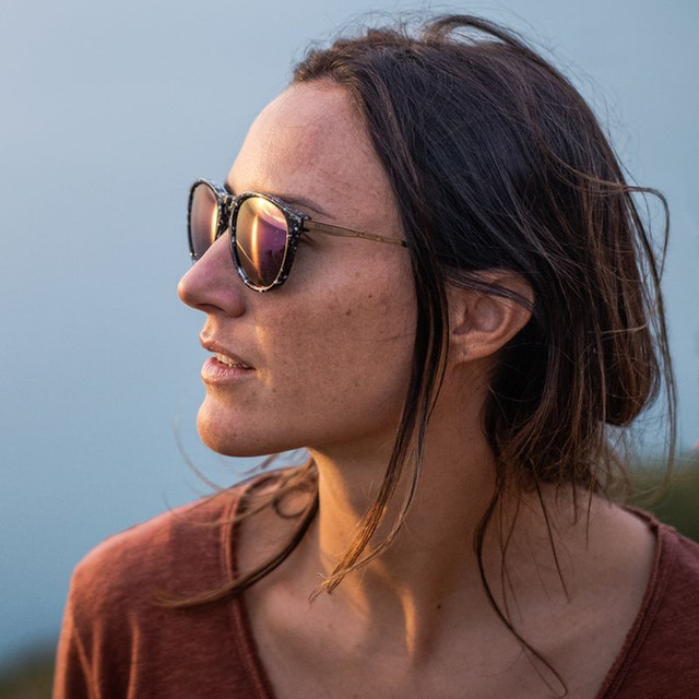 Smith Wander - Black Marble/Chromapop Violet Mirror Polarised Lenses