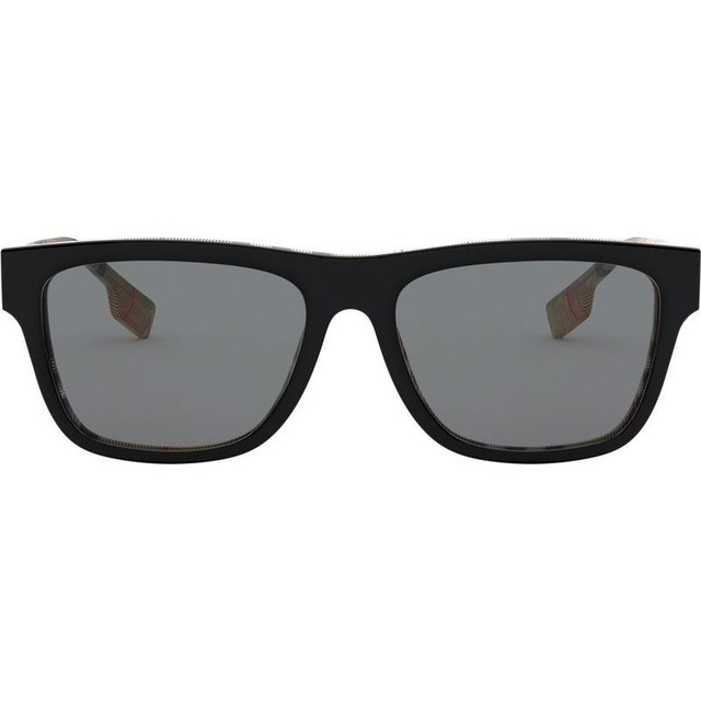 Burberry BE4293 - Top Black and Vintage Check/Grey Lenses