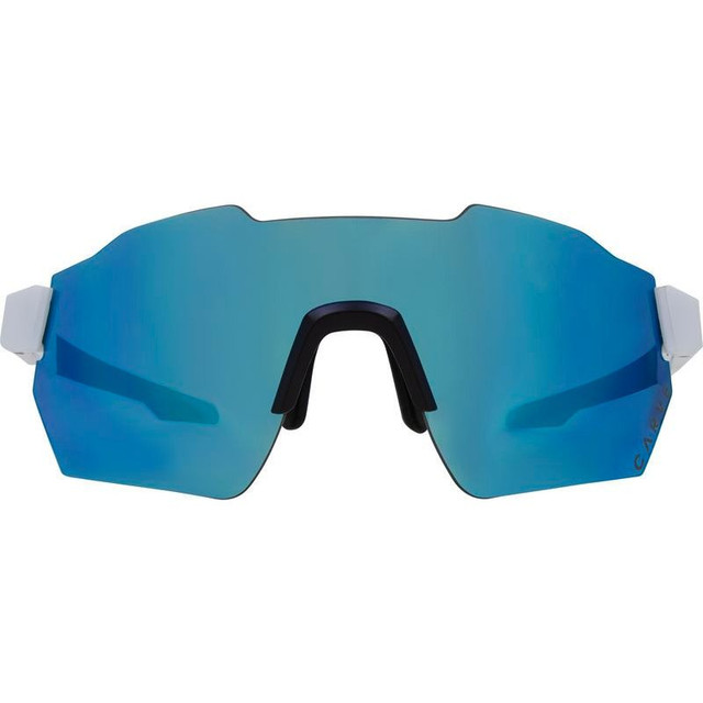 Level Up - Matte White/Blue and White Iridium Mirror Lenses