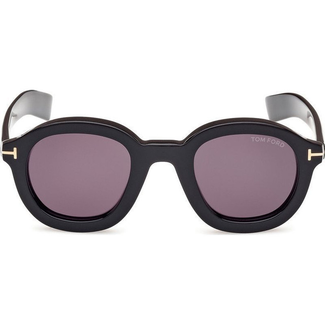 Tom Ford Raffa FT1100 - Shiny Black/Smoke Lenses