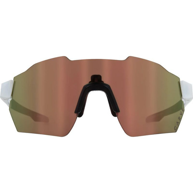 Carve Level Up - Matte White/Brown and Copper Iridium Mirror Lenses