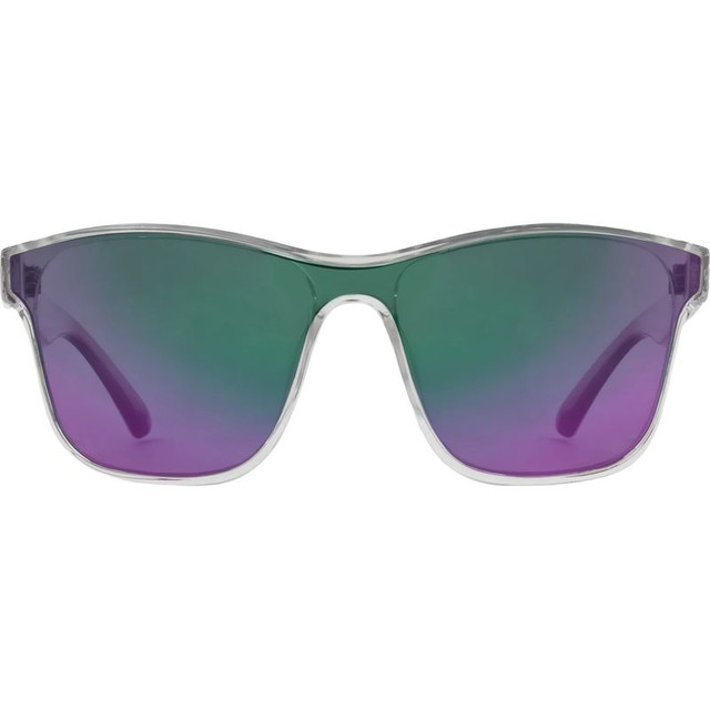 Riot - Crystal Clear/Aqua Purple Iridium Lenses