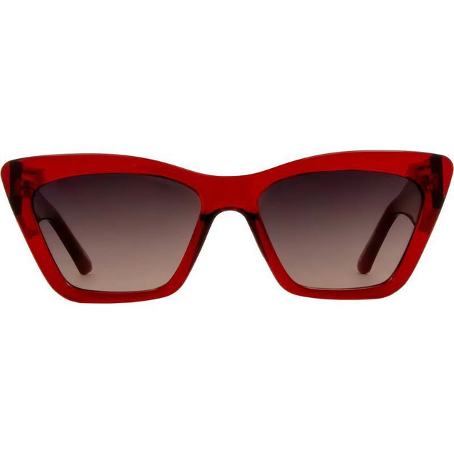 Carve Tahoe - Gloss Crystal Cherry Red/Grey Pink Gradient Lenses