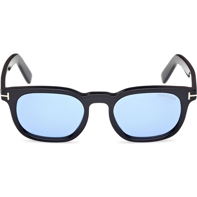 FT1122-D - Shiny Black/Blue Lenses