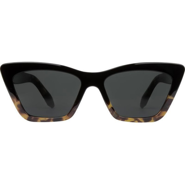 Tahoe II - Alyssa Spencer Gloss Black Tort/Grey Polarised Lenses