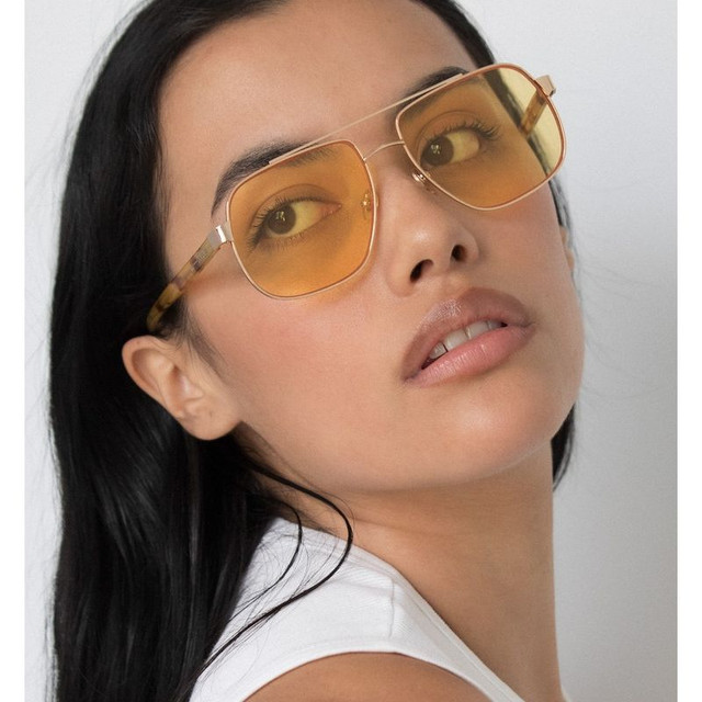 Amelia - Creme Brulee/Yellow Lenses