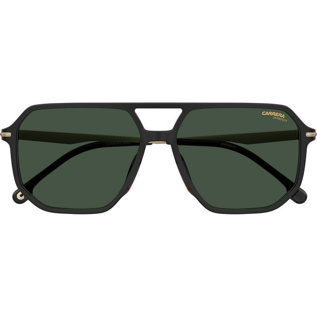 Carrera 324/S - Black/Green Lenses