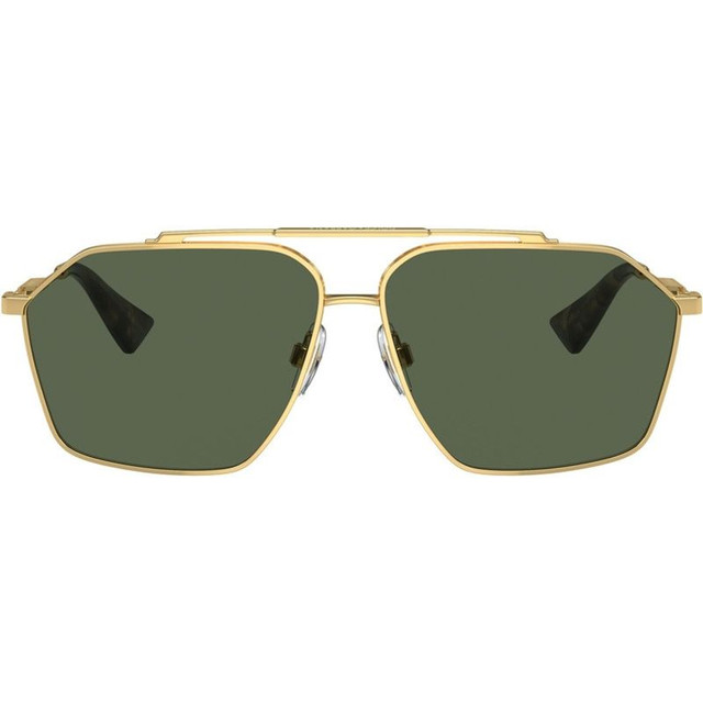 Dolce & Gabbana DG2303 - Gold/Dark Green Polarised Lenses