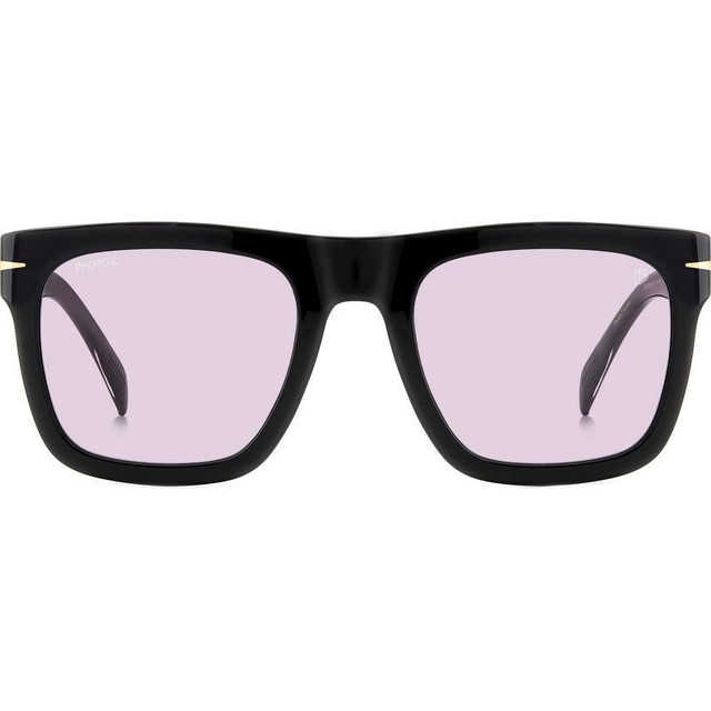 David Beckham DB 7000/S Flat - Black/Violet Grey Photochromic Lenses