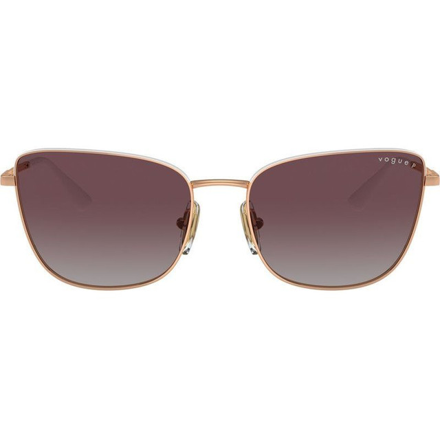 VO4308S - Rose Gold and White/Grey Violet Gradient Polarised Lenses