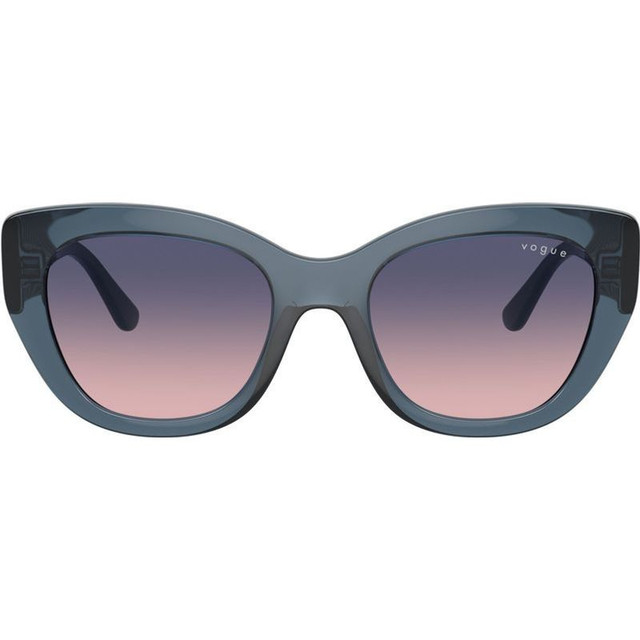 VO5567S - Transparent Blue/Blue Pink Gradient Lenses