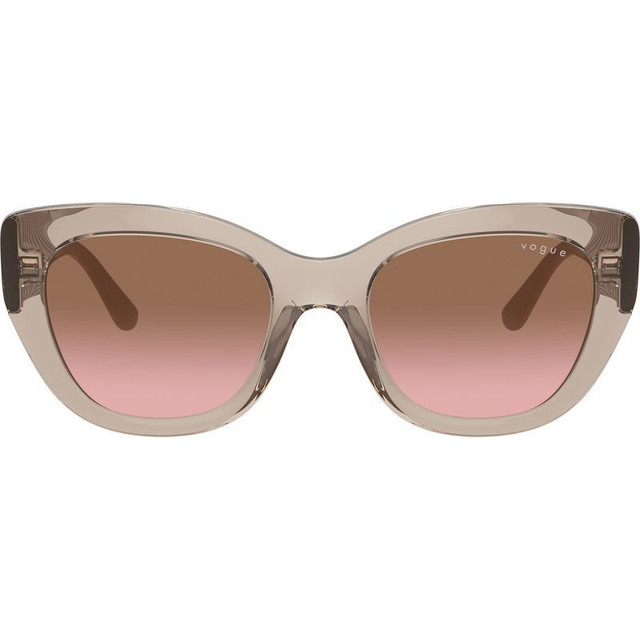 Vogue Eyewear VO5567S - Transparent Caramel/Brown Pink Gradient Lenses