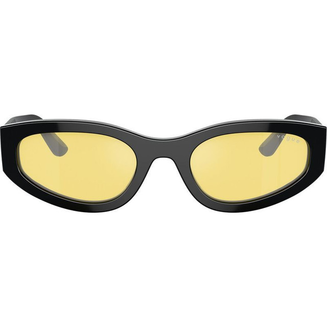 VO5585S - Black/Yellow Silver Flash Mirror Lenses