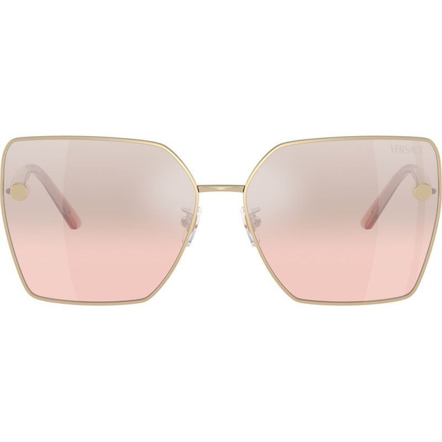 VE2270D - Pale Gold/Silver Light Pink Gradient Mirror Lenses