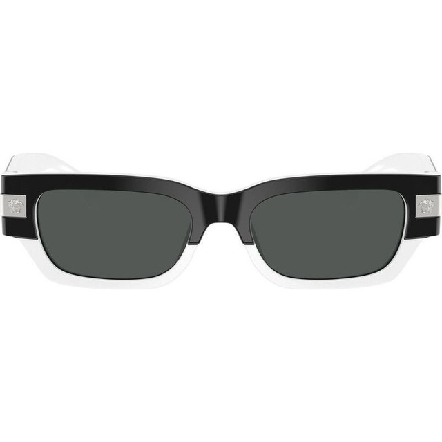 Versace VE4465 - Black and White/Dark Grey Lenses