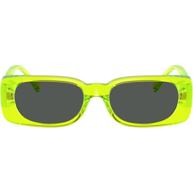 Versace Kids VK4003U - Transparent Fluro Yellow/Dark Grey Lenses