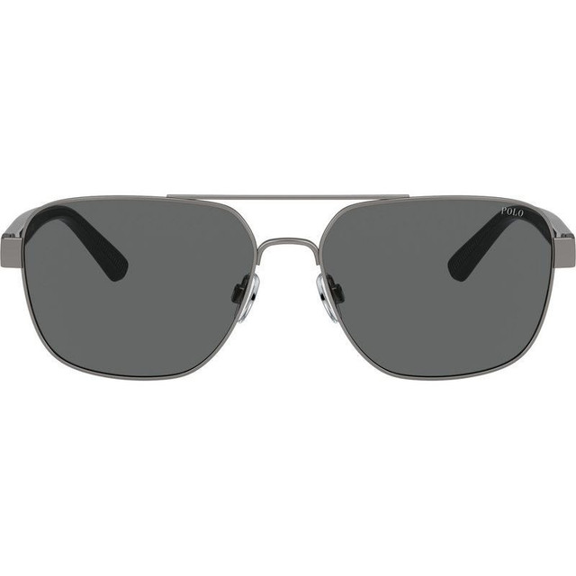 Polo Ralph Lauren PH3154 - Matte Gunmetal/Dark Grey Lenses 62 Eye Size