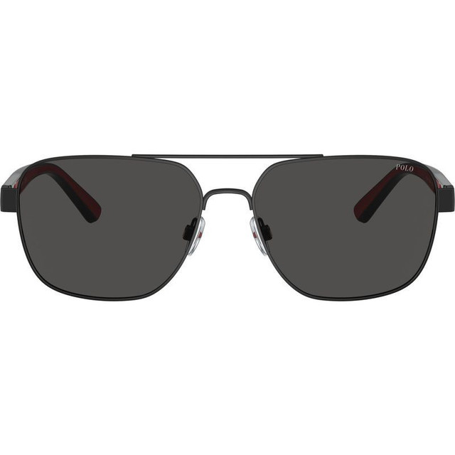 Polo Ralph Lauren PH3154 - Matte Black/Dark Grey Lenses 62 Eye Size