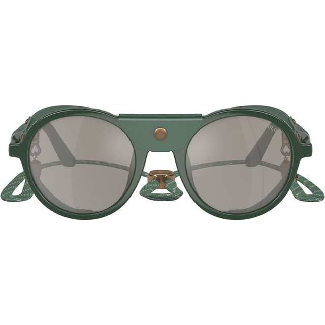 PH4216QU - Shiny Green/Light Grey Silver Mirror Lenses