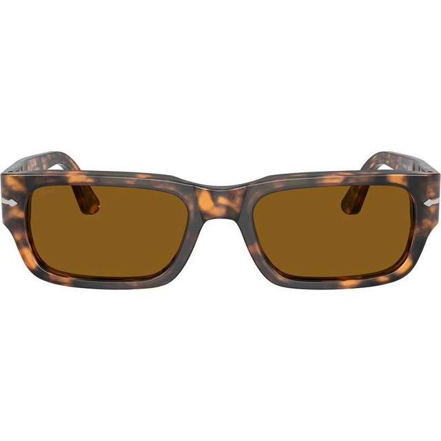 Adrien PO3347S - Brown Havana/Brown Glass Lenses 55 Eye Size