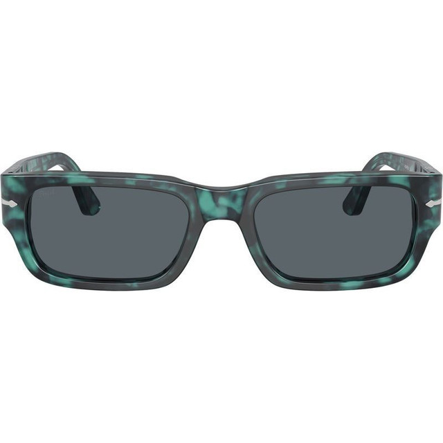 Adrien PO3347S - Blue Havana/Blue Glass Lenses 55 Eye Size