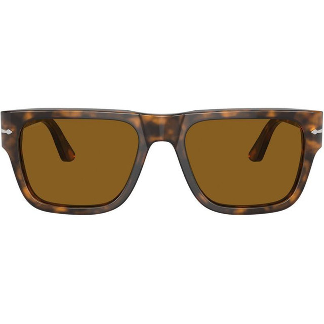 PO3348S - Brown Havana/Brown Glass Lenses 55 Eye Size