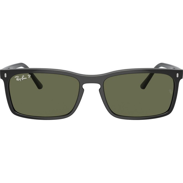 RB4435 - Black/Green Polarised Glass Lenses 59 Eye Size