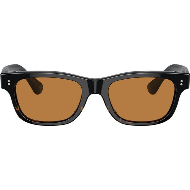 Rosso Sun OV5540SU - Black and 362 Gradient/Cognac Glass Lenses