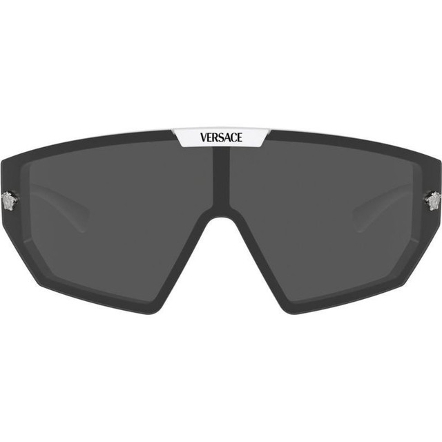 Versace VE4461 - White/Dark Grey and Silver Mirror Lenses