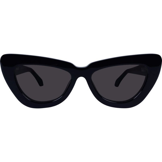 Lafayette - Gloss Black with Gold Metal/Black Lenses