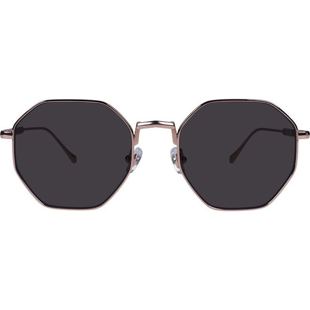 Valley Eyewear Orb - Gloss Bronze Japanese Titanium/Black Lenses