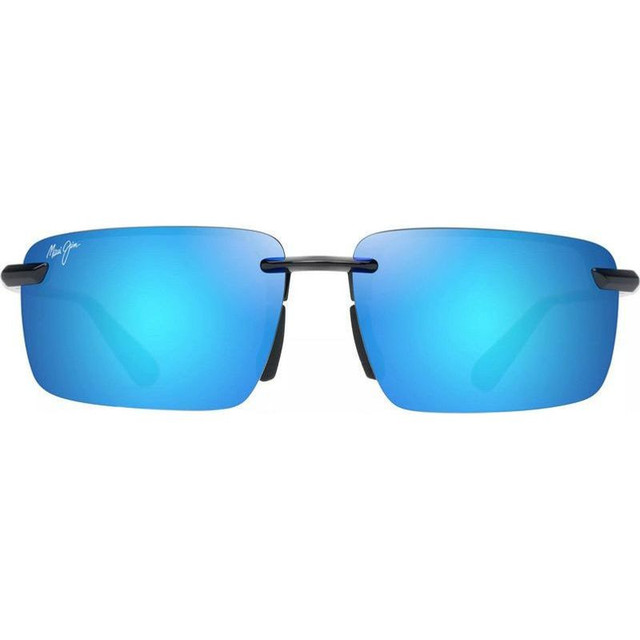 Laulima Alt Fit - Shiny Black/Blue Hawaii Polarised Lenses