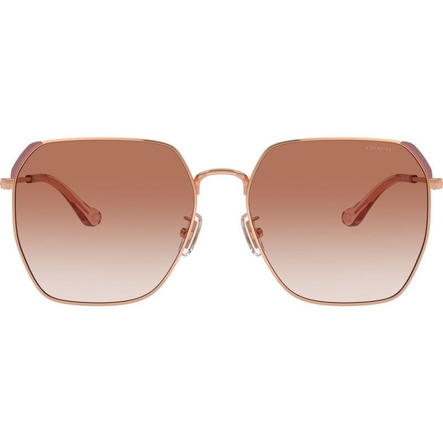 Coach HC7165D - Shiny Rose Gold/Burgundy Gradient Lenses