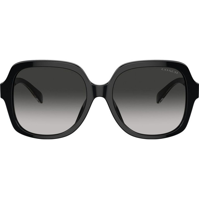 Coach HC8395F - Black/Grey Gradient Lenses