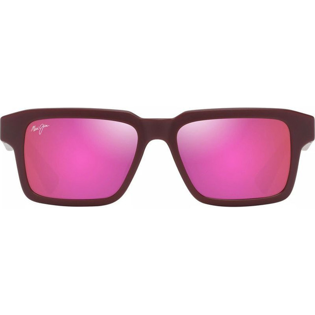 Maui Jim Kahiko - Matte Burgundy/Maui Rose Polarised Lenses