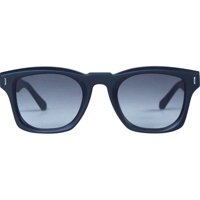 Valley Eyewear Solomon - Matte Black with Gun Metal Trim/Black Lenses