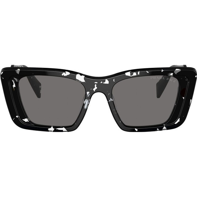 Prada PR08YS - Black Crystal Tortoise/Dark Grey Polarised Lenses