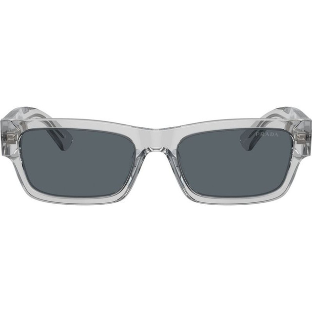 Prada PRA03S - Crystal Grey/Blue Glass Lenses