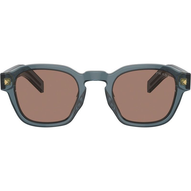 PRA16S - Transparent Ocean/Brown Mirror Lenses 52 Eye Size