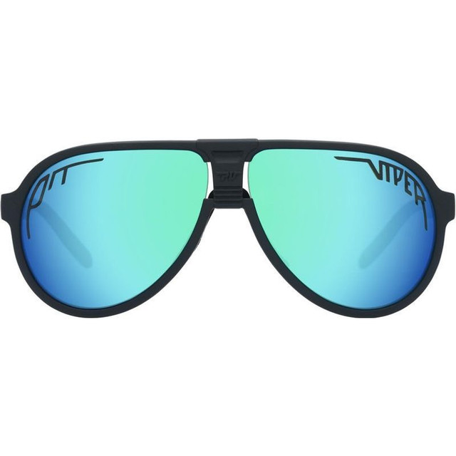 Pit Viper Jethawk - Exec Black/Blue Mirror Polarised Lenses