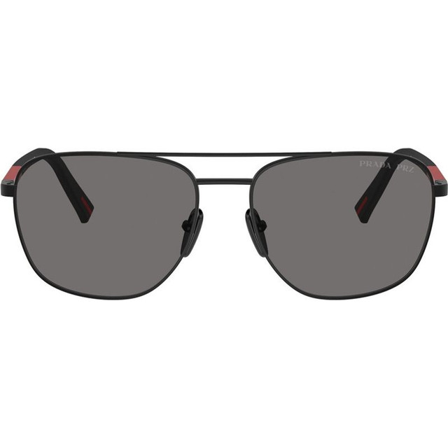 Prada Linea Rossa PS54ZS - Matte Black/Dark Grey Polarised Lenses