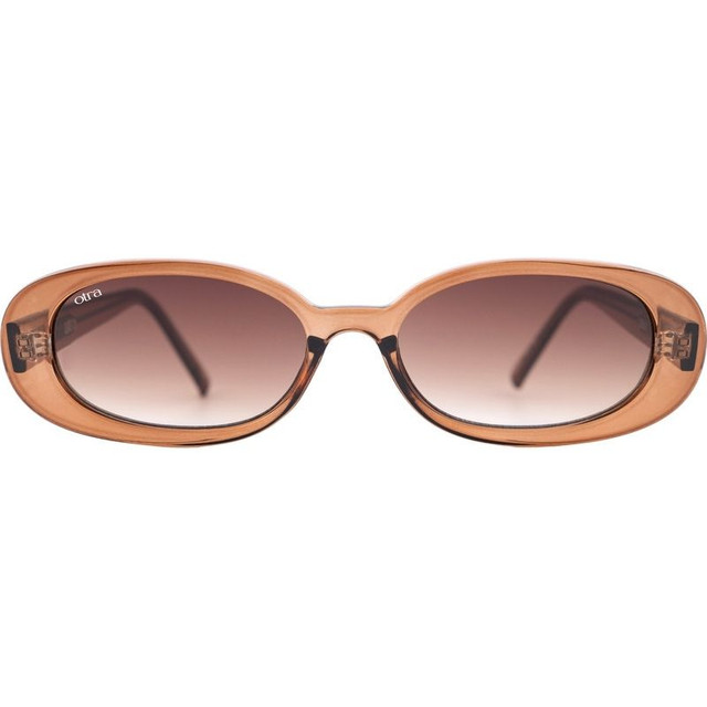 Gina - Transparent Coffee/Brown Lenses