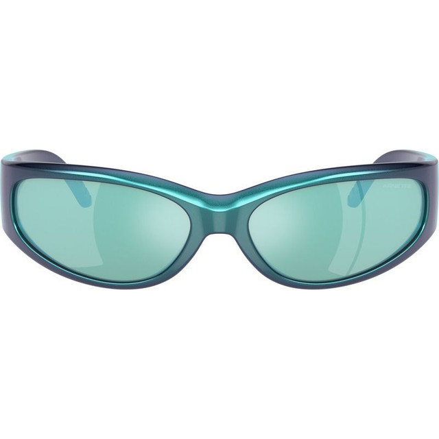 Catfish AN4302 - Iridescent Blue and Green/Light Azure Teal Mirror Lenses