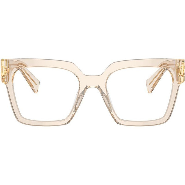 Miu Miu Glasses 04UV - Transparent Sand/Clear Lenses