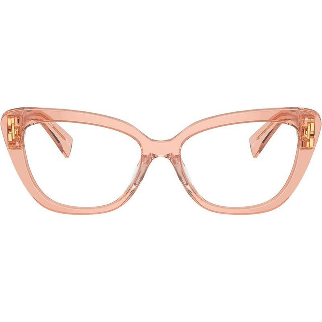 Miu Miu Glasses 05VV - Transparent Noisette/Clear Lenses 53 Eye Size