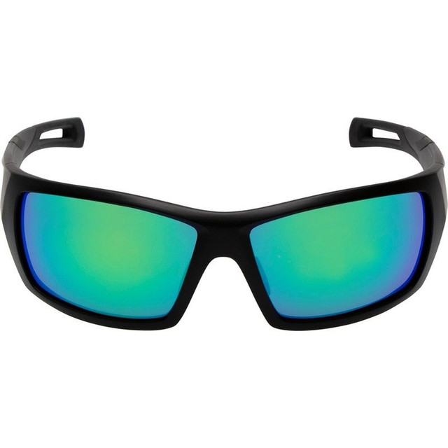 Chisel Safety RS6002 - Matte Black/Green Mirror Lenses