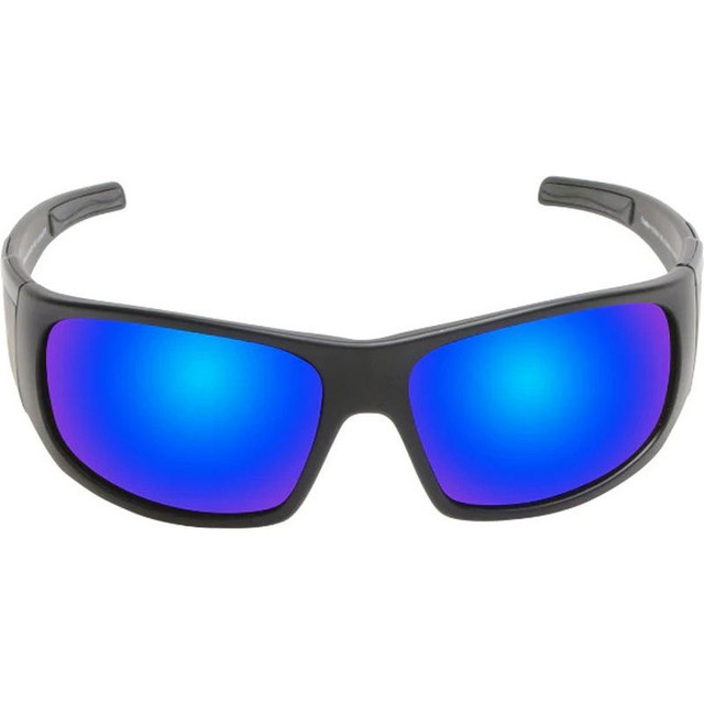 Tradie Safety RS5001 - Matte Black/Blue Mirror Lenses